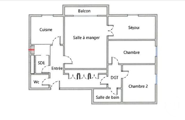 Appartement F4 à vendre - 4 pièces - 77 m2 - Ivry Sur Seine - 94 - ILE-DE-FRANCE